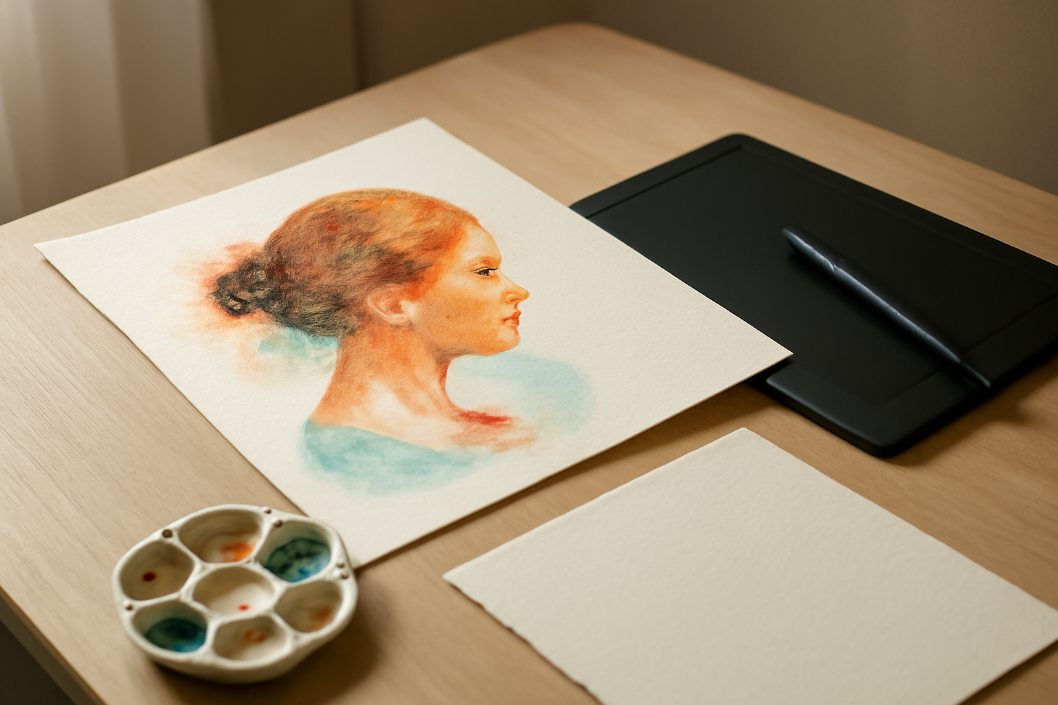 Cara Membuat Efek Foto Cat Air di Photoshop dengan Tekstur
